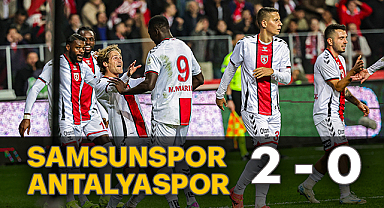 Samsunspor 2 - 0 Antalyaspor
