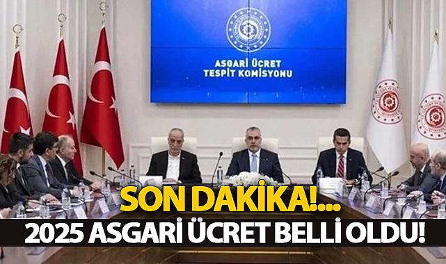 2025 Yılı Asgari Ücret Belli Oldu!