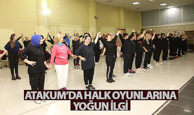Atakum'da Halk Oyunlarına Yoğun İlgi