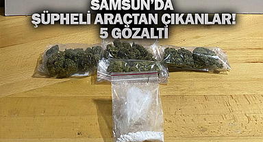 Havza’da Uyuşturucu Operasyonu: 5 Gözaltı