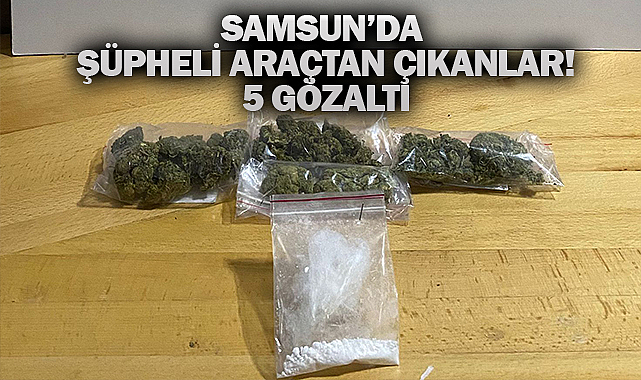 Havza’da Uyuşturucu Operasyonu: 5 Gözaltı