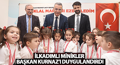 İlkadımlı Minikler Başkan Kurnaz’ı Duygulandırdı
