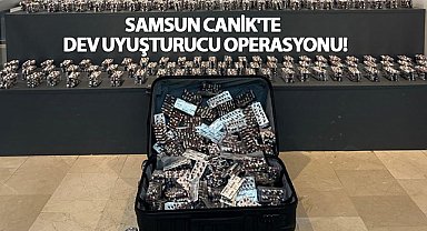 Samsun Canik'te Dev Uyuşturucu Operasyonu
