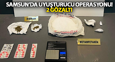 Samsun'da Uyuşturucu Operasyonu! 2 Gözaltı