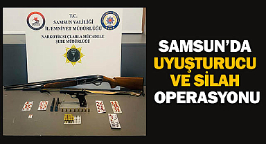 Samsun'da Uyuşturucu ve Silah Operasyonu!