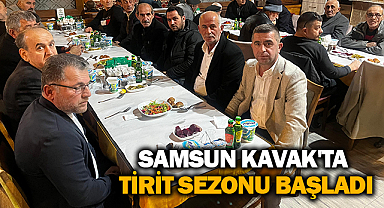 Samsun Kavak'ta Tirit Sezonu Başladı