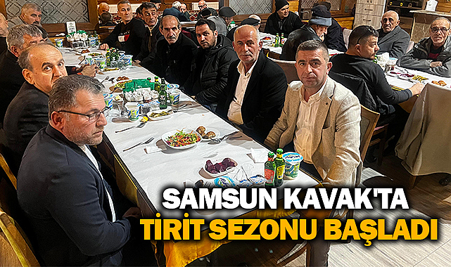 Samsun Kavak'ta Tirit Sezonu Başladı