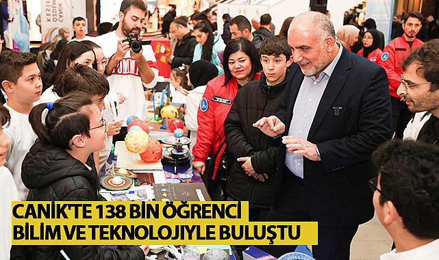 Canik'te 138 Bin Öğrenci Bilim ve Teknolojiyle Buluştu