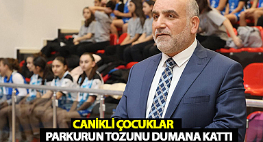 Canikli Çocuklar Parkurun Tozunu Dumana Kattı