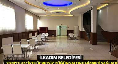 İlkadım Belediyesi, 2024'te 37 Çifte Ücretsiz Düğün Salonu Hizmeti Sağladı