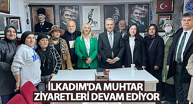 İlkadım'da Muhtar Ziyaretleri Devam Ediyor