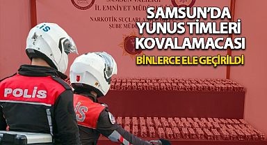 Samsun'da Yunus Timleri'nden Kovalamaca! Binlerce Ele Geçirildi