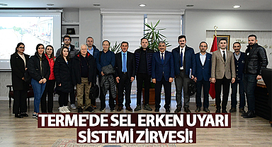 Terme'de Sel Erken Uyarı Sistemi Zirvesi!