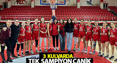 3 Kulvarda Tek Şampiyon Canik