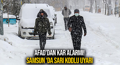 AFAD’dan kar alarmı: 5 ile 