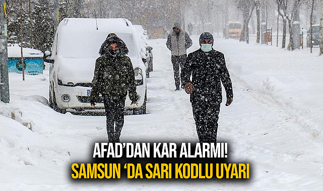AFAD’dan kar alarmı: 5 ile