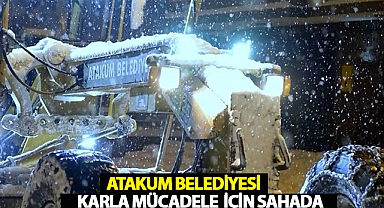 Atakum Belediyesi Karla Mücadele İçin Sahada