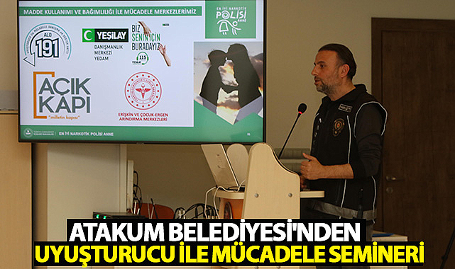 Atakum Belediyesi'nden Uyuşturucu ile Mücadele Semineri