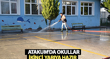 Atakum'da Okullar İkinci Yarıya Hazır