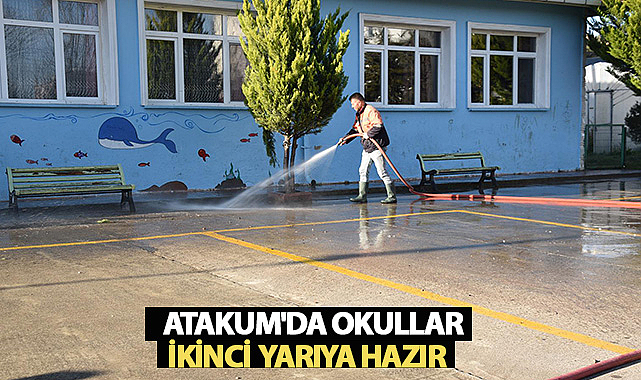 Atakum'da Okullar İkinci Yarıya Hazır