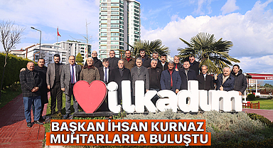 Başkan İhsan Kurnaz Muhtarlarla Buluştu