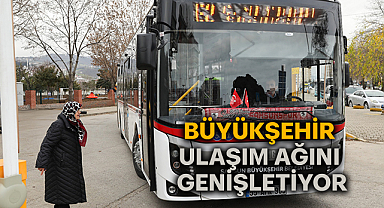 Büyükşehir Ulaşım Ağını Genişletiyor