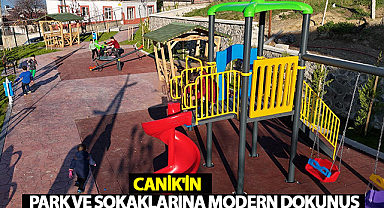 Canik'in Park ve Sokaklarına Modern Dokunuş