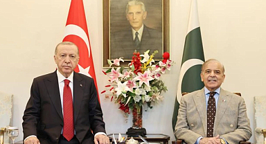 Cumhurbaşkanı Erdoğan, Pakistan Başbakanı Şerif ile Görüştü