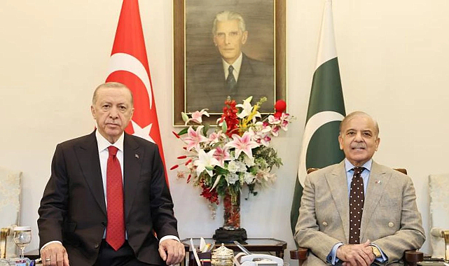 Cumhurbaşkanı Erdoğan, Pakistan Başbakanı Şerif ile Görüştü