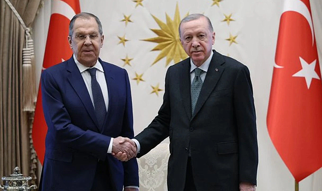 Cumhurbaşkanı Erdoğan, Rusya Dışişleri Bakanı Lavrov İle Görüştü