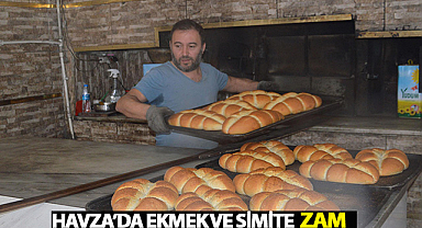 Havza'da Ekmek ve Simite Zam