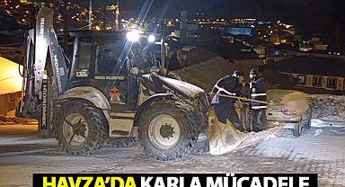 Havza’da Karla Mücadele