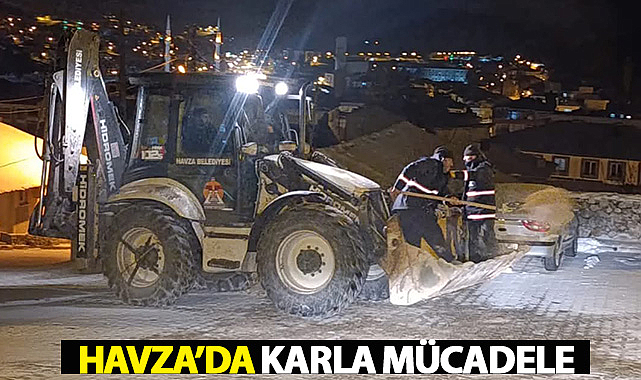 Havza’da Karla Mücadele