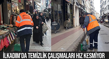 İlkadım Belediyesi, Temizlik Çalışmalarını Aralıksız Sürdürüyor
