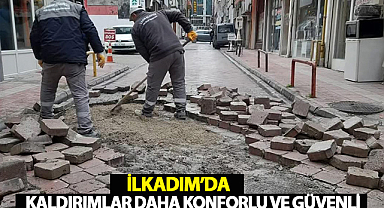 İlkadım’da Kaldırımlar Daha Konforlu ve Güvenli