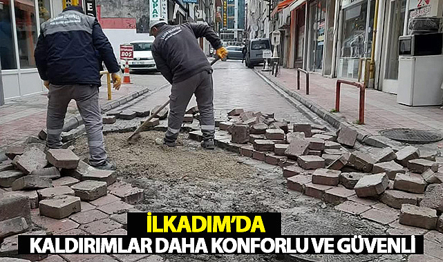 İlkadım’da Kaldırımlar Daha Konforlu ve Güvenli