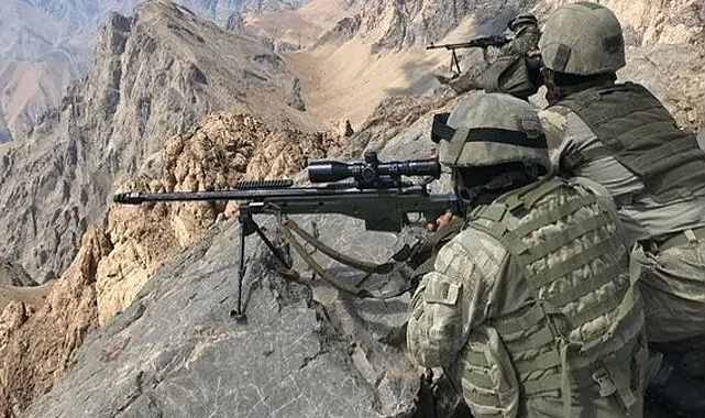 Irak ve Suriye'nin kuzeyinde operasyon: 3 terörist etkisiz