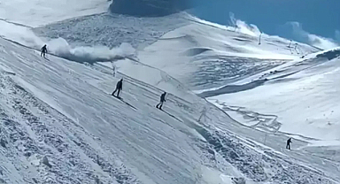 Palandöken’de çığ düştü: Alan taraması sürüyor