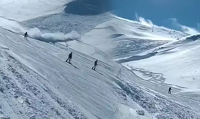 Palandöken’de çığ düştü: Alan taraması sürüyor
