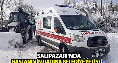 Salıpazarı'nda Hastanın İmdadına Belediye Yetişti