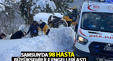 Samsun’da 98 Hasta Büyükşehir ile Engelleri Aştı