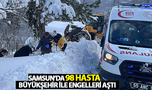Samsun’da 98 Hasta Büyükşehir ile Engelleri Aştı