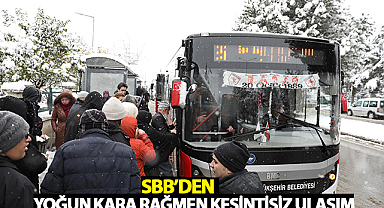 SBB’den Yoğun Kara Rağmen Kesintisiz Ulaşım
