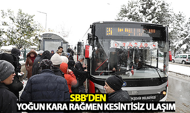 SBB’den Yoğun Kara Rağmen Kesintisiz Ulaşım