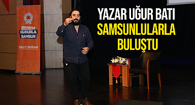 Yazar Uğur Batı Samsunlularla Buluştu