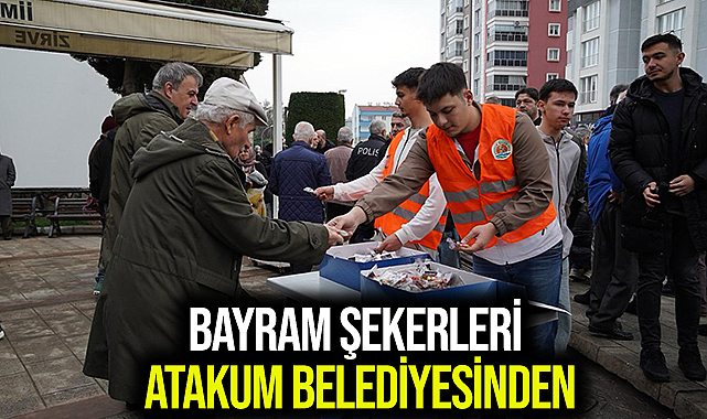 Bayram şekerleri Atakum Belediyesinden