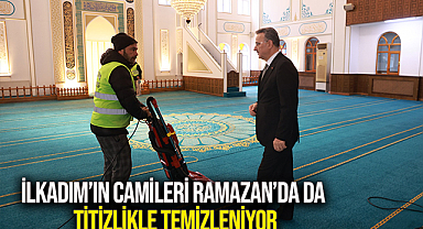 İlkadım’ın Camileri Ramazan’da da Titizlikle Temizleniyor
