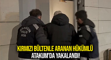 Kırmızı Bültenle Aranan Hükümlü Atakum'da Yakalandı!