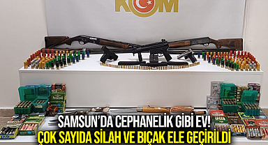 Samsun’da Cephanelik Gibi Ev