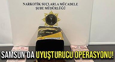 Samsun'da Uyuşturucu Operasyonu